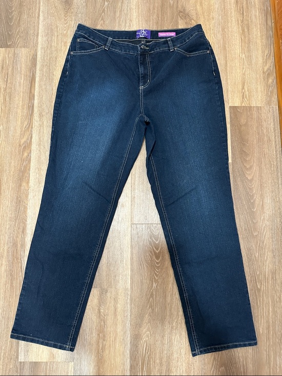 Just My Size Denim - Just My Size Dark Blue Straight Leg Jeans